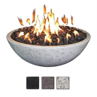 Grand Canyon - 48"x16" Fire Bowl with Ring Burner-United Backyard
