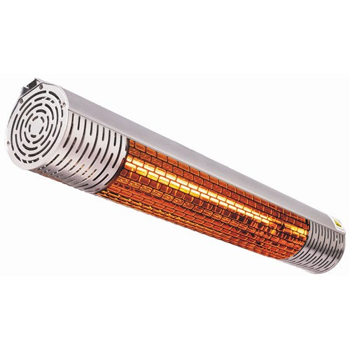 Hanover - 30.7" Electric Infrared Carbon Lamp with Remote Control and Stand - Silver-United Backyard
