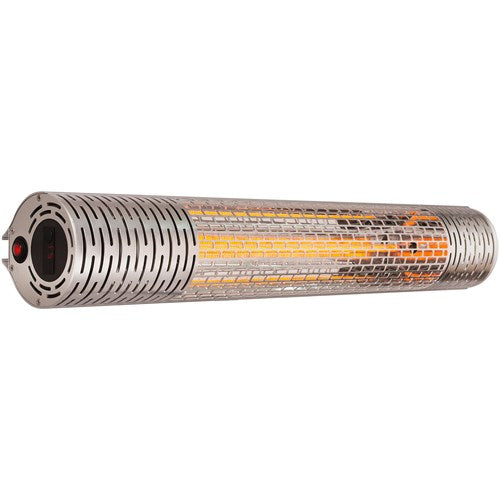 Hanover - 30.7" Electric Infrared Carbon Lamp with Remote Control and Stand - Silver-United Backyard