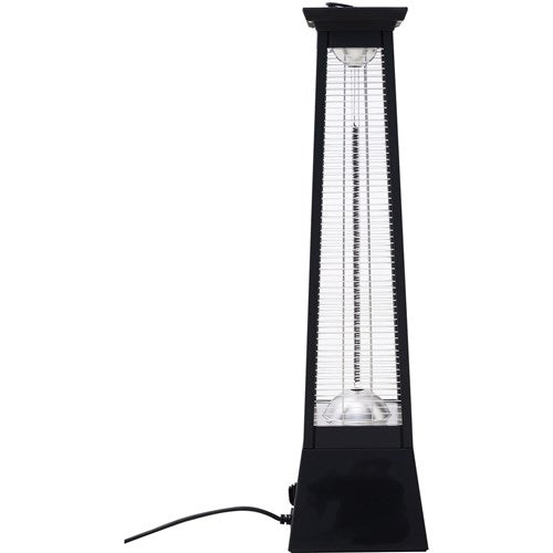 Hanover - 31 in Carbon Fiber Pyramid Heater - Black-United Backyard