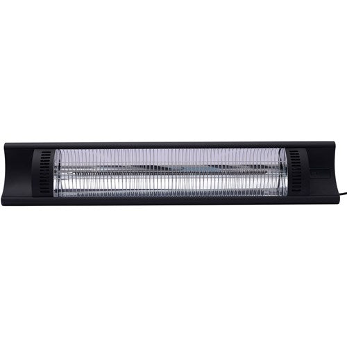 Hanover - 35in Carbon Fiber Lamp. 4 Power Settings and Remote-With Tripod - Black-United Backyard