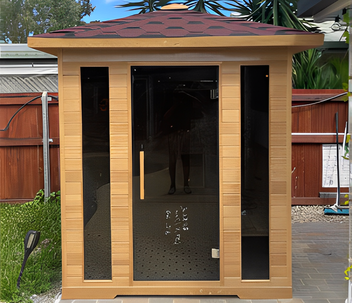 SaunaLume™ 3–4 Person Steam Sauna Room – Luxury Home & Villa Retreat