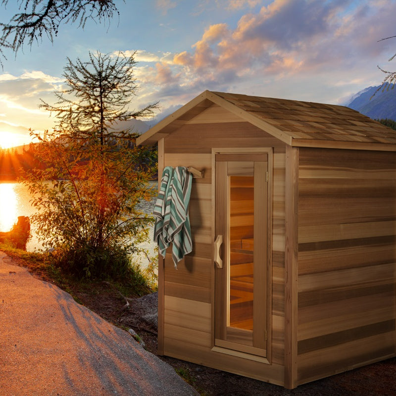 SaunaLume™ 3–4 Person Steam Sauna Room – Luxury Home & Villa Retreat