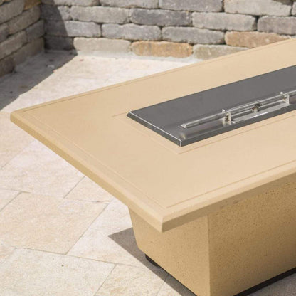 American Fyre Design - 54" Cosmopolitan Rectangle Gas Fire Table-United Backyard