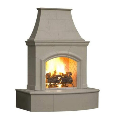 American Fyre Design - 65" Phoenix Vent Free Gas Fireplace with 16 Radiused Bullnose Hearth-United Backyard