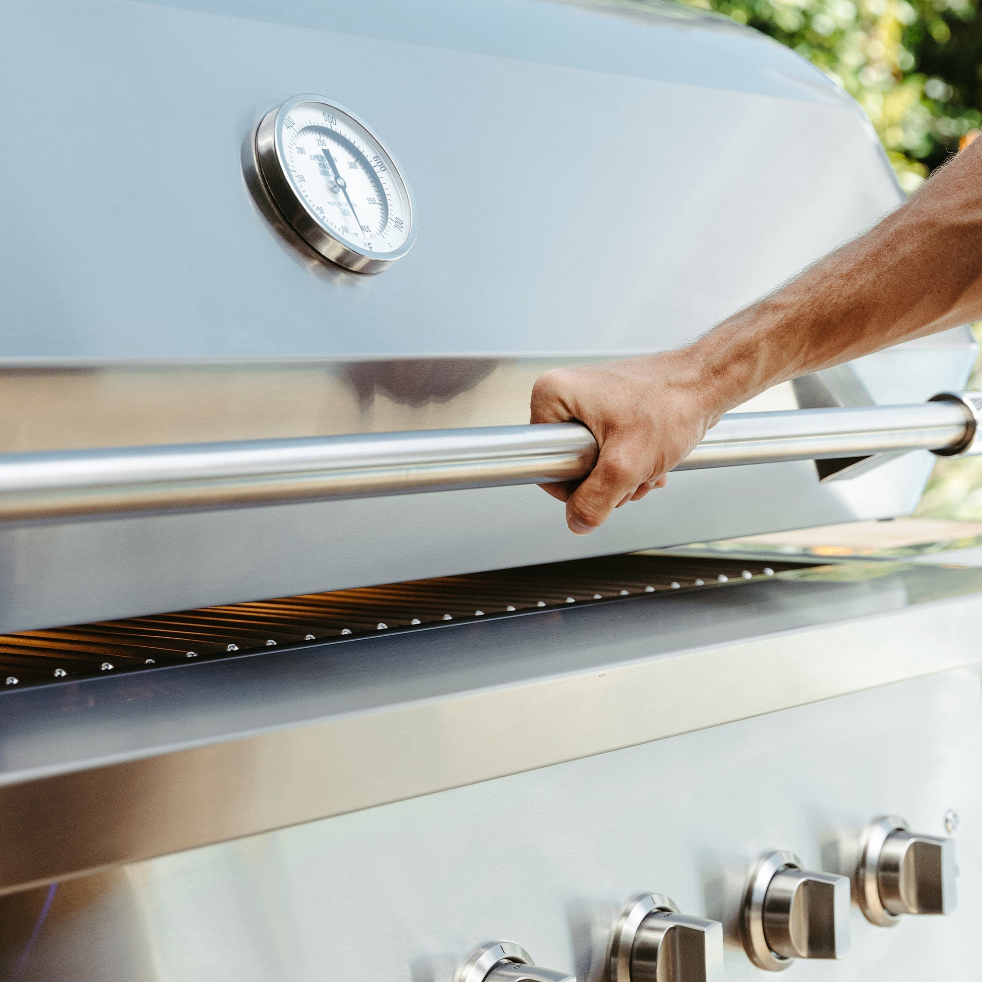 American Made Grill - Freestanding Encore 54" Hybrid Grill-United Backyard