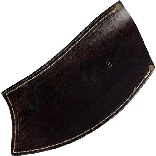 Brazilian Flame - 8" Carbon Turkish Cleaver Stainless Steel 5mm with Leather Case-United Backyard
