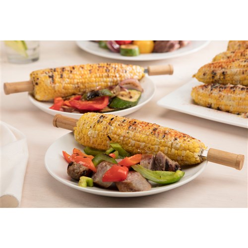 Cuisinart Grill - 13 Pc Bamboo BBQ Grilling Tool Set w/Storage Case-United Backyard