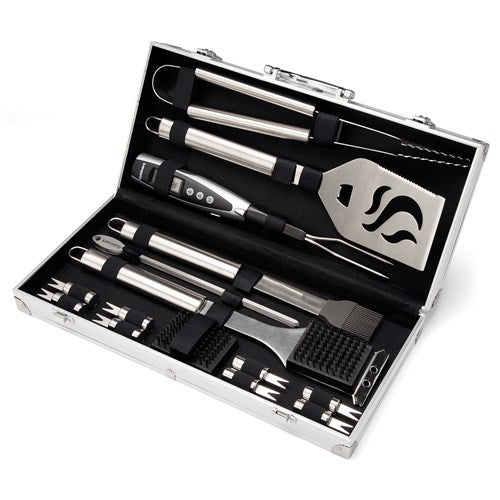 Cuisinart Grill - 20pc Deluxe Stainless Steel Grill Set - Stainless-United Backyard