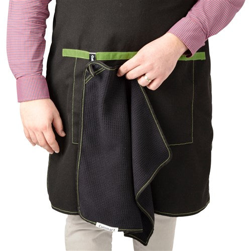 Cuisinart Grill - BBQ Apron & Towel Set, 3 Utensil Pockets-United Backyard