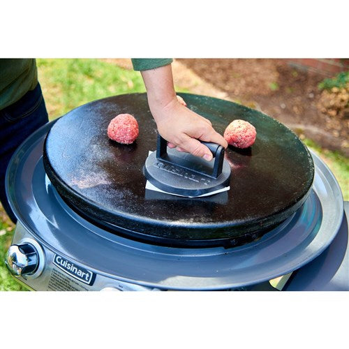 Cuisinart Grill - Cast Iron Smash Burger Press, Cooks Food Evenly-United Backyard