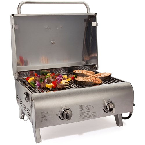 Cuisinart Grill - Chef's Style Tabletop Grill - Silver-United Backyard