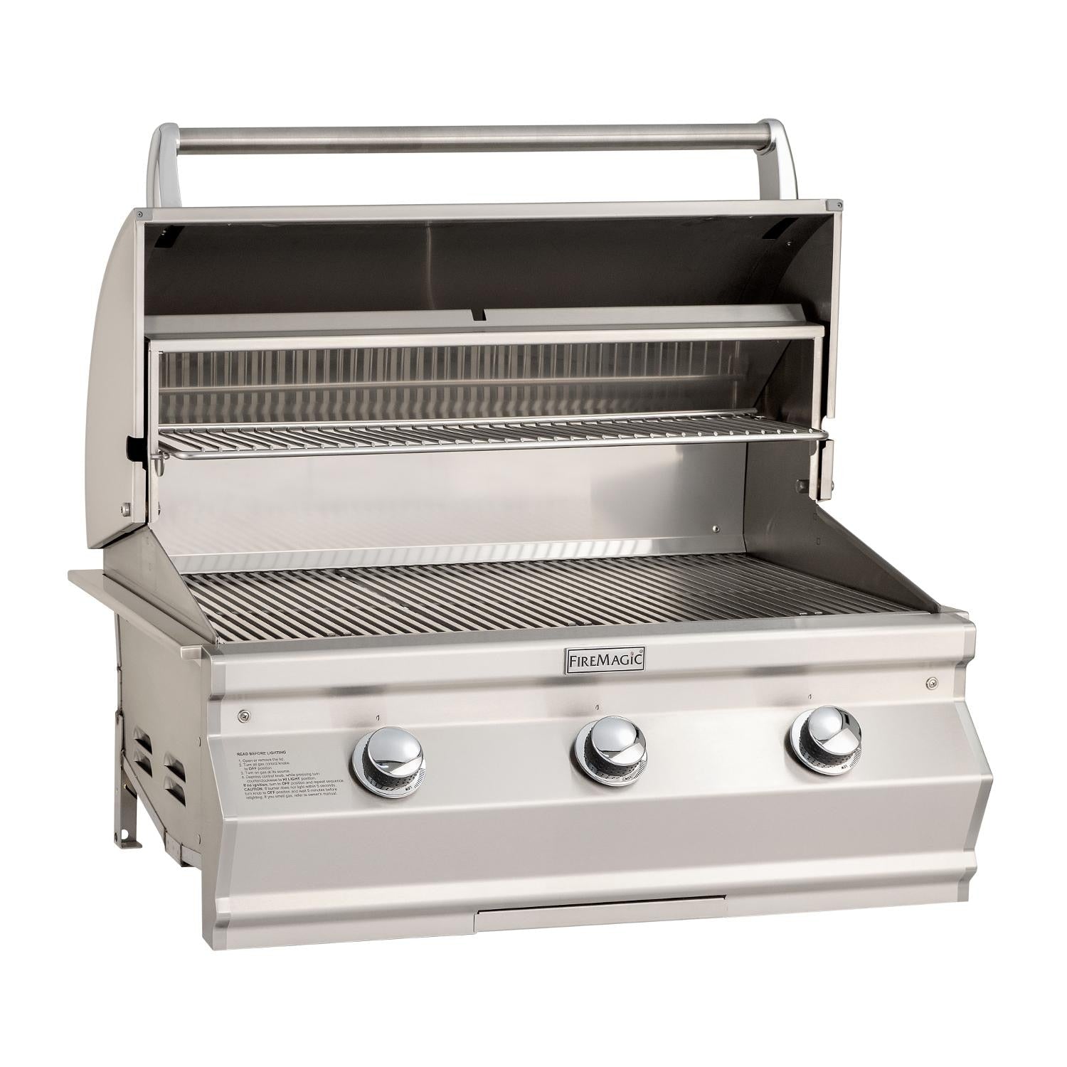 Fire Magic - 30-Inch Choice Multi-User Built-In Propane Gas Grill with Analog Thermometer-United Backyard
