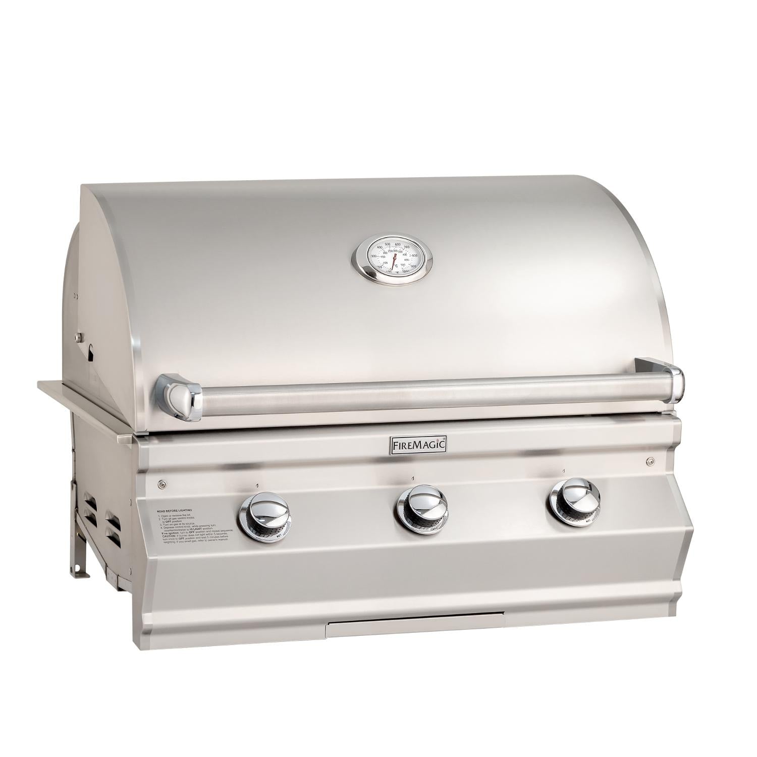 Fire Magic - 30-Inch Choice Multi-User Built-In Propane Gas Grill with Analog Thermometer-United Backyard