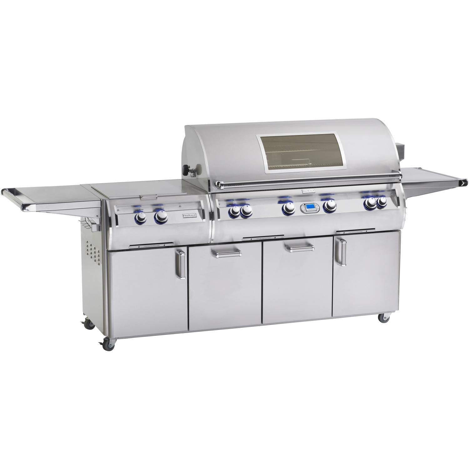 Fire Magic - 48-Inch Echelon Diamond Freestanding Natural Gas Grill with Power Burner & Magic View Window-United Backyard