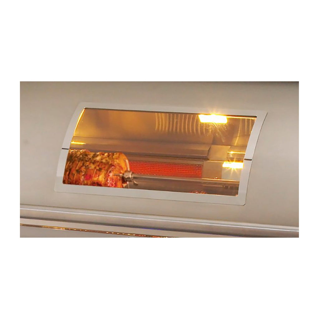 Fire Magic - Aurora A660s 30-Inch Natural Gas Freestanding Grill with Backburner, Rotisserie Kit, Magic View Window and Analog Thermometer-United Backyard