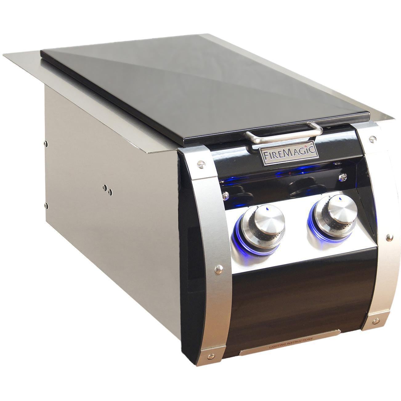 Fire Magic - Echelon Black Diamond Built-In Propane Gas Double Side Burner-United Backyard