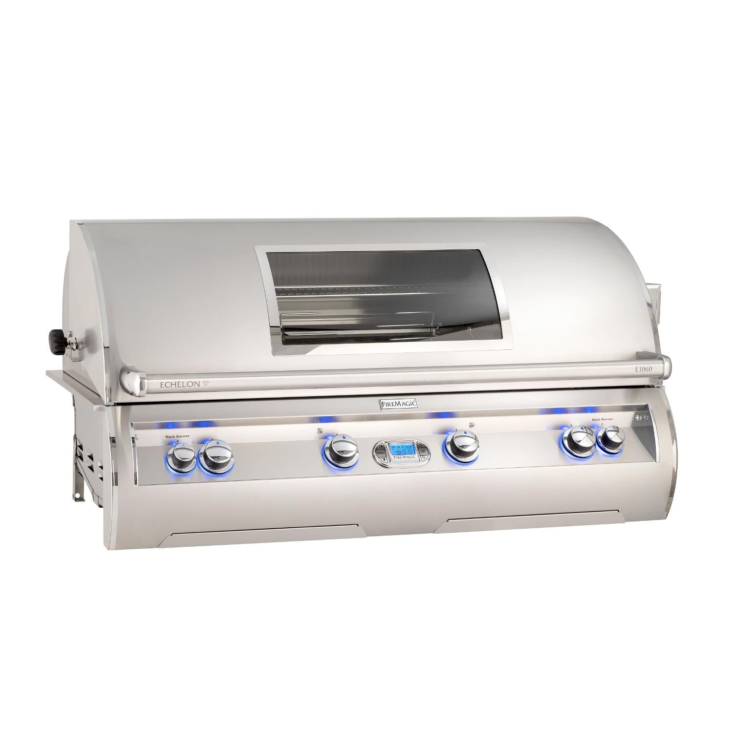 Fire Magic - Echelon Diamond 48-Inch Built-In Natural Gas Grill With Rotisserie, Digital Thermometer & Magic View Window-United Backyard