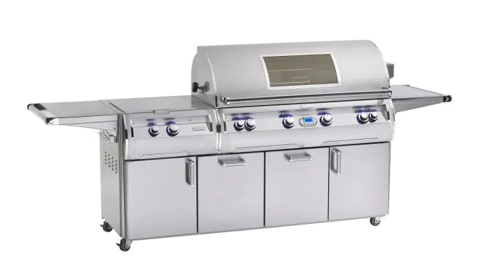 Fire Magic - Echelon Diamond 48-Inch Freestanding Grill with Rotisserie, Infrared Burner, Power Burner and Digital Thermometer, Natural Gas-United Backyard