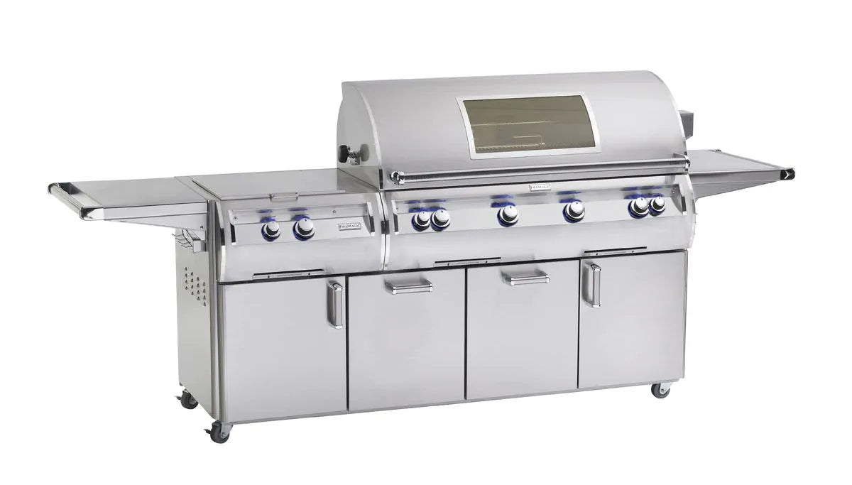 Fire Magic - Echelon Diamond E1060s 48-Inch A Series Freestanding Gas Grill With Rotisserie, Power Burner, Analog Thermometer & Magic View Window, Natural Gas-United Backyard