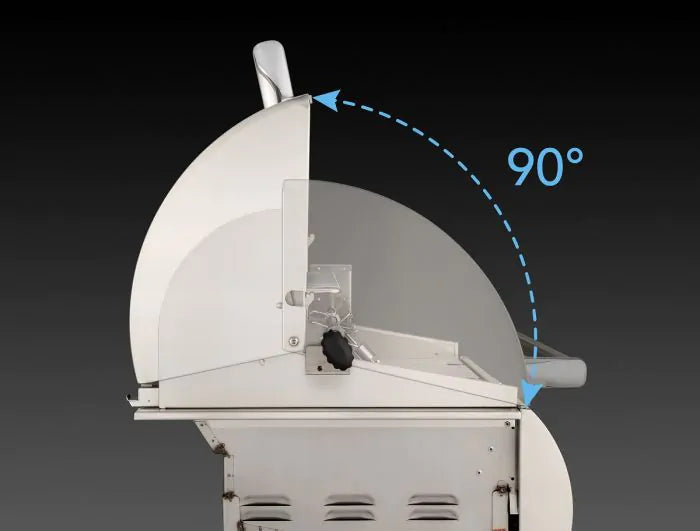 Fire Magic - Echelon Diamond E1060s 48-Inch A Series Freestanding Gas Grill With Rotisserie, Power Burner, Analog Thermometer & Magic View Window, Propane-United Backyard