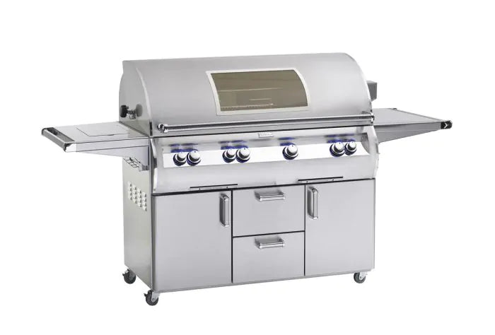 Fire Magic - Echelon Diamond E1060s 48-Inch A Series Freestanding Gas Grill With Rotisserie, Single Side Burner, Analog Thermometer & Magic View Window, Propane-United Backyard