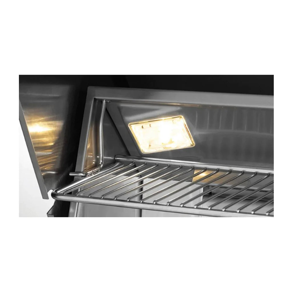 Fire Magic - Echelon Diamond E1060s 48-Inch Freestanding Grill with Power Burner, Backburner, Rotisserie Kit, 1 Sear Burner and Analog Thermometer, Natural Gas-United Backyard