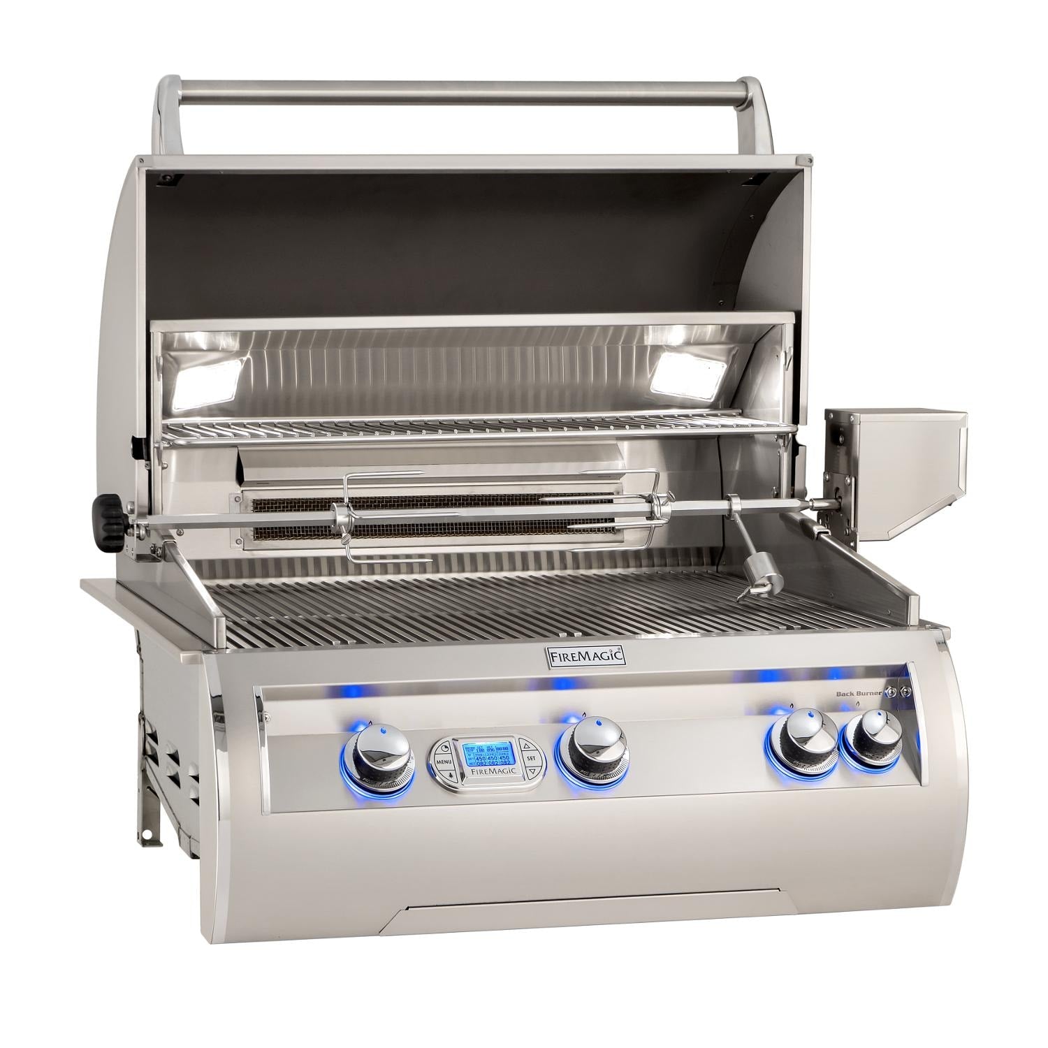 Fire Magic - Echelon Diamond E660I 30-Inch Built-In Gas Grill with Rotisserie and Digital Thermometer, Propane