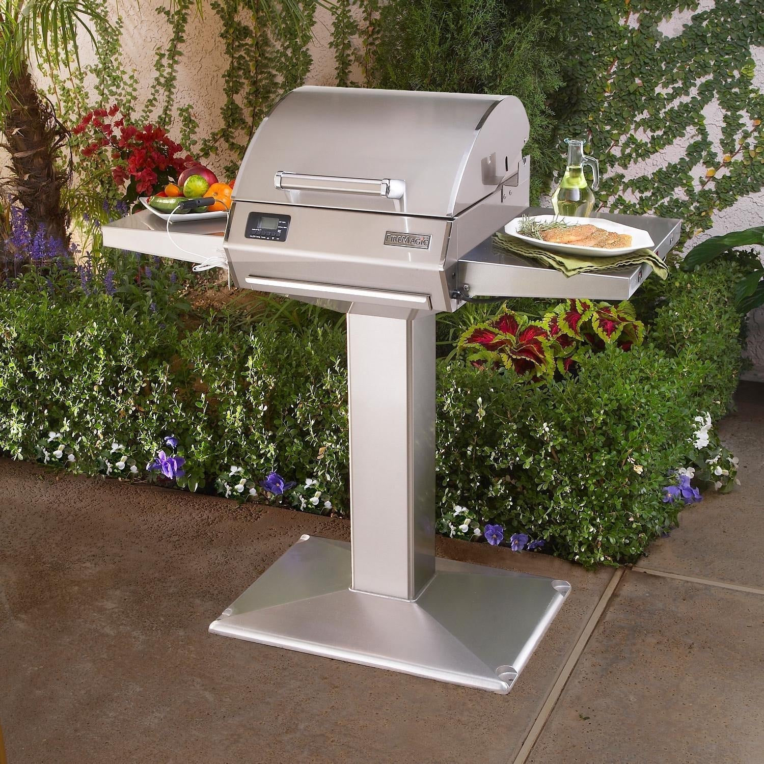 Fire Magic - Electric Grill On Patio Post-United Backyard