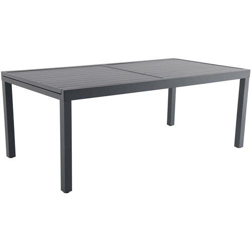 Hanover - Naples 9pc Dining Set: 8 Sling Back Chairs, 1 Aluminum Table - Aluminum-United Backyard