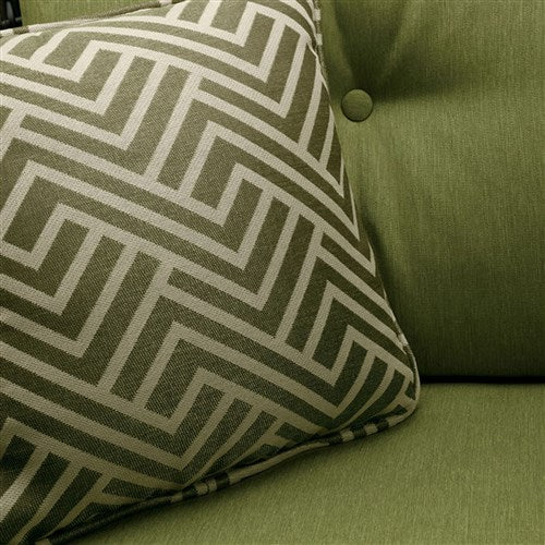 Hanover - Strathmere 4pc: Loveseat, 2 Swivel Gliders, Woven Coffee Table - Brown/Green-United Backyard