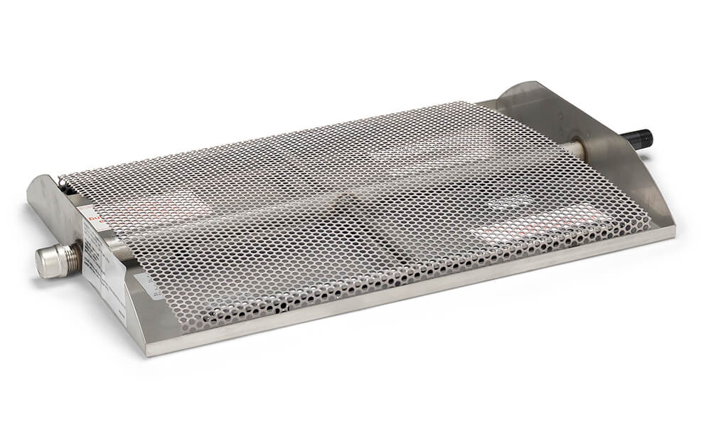Real Fyre - G45 48-inches Glass See-Thru Outdoor Stainless Steel Burner System-United Backyard